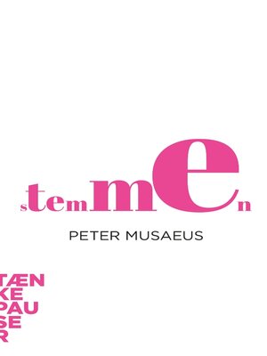 cover image of Stemmen